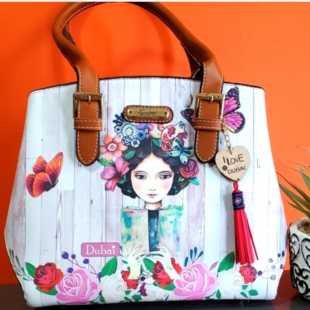 Women's Bag with Floral Design